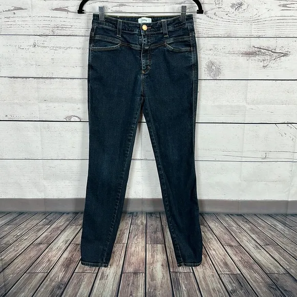 Closed Womens Jeans size 28 Dark Wash Skinny Pusher Italy inseam 27