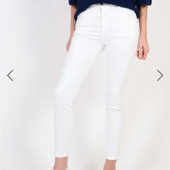 CLOSED White Denim Skinny Pusher Jean Sz 28