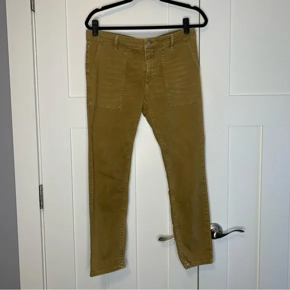 Closed Bonnie Mustard Color Straight Leg Jeans Size 28