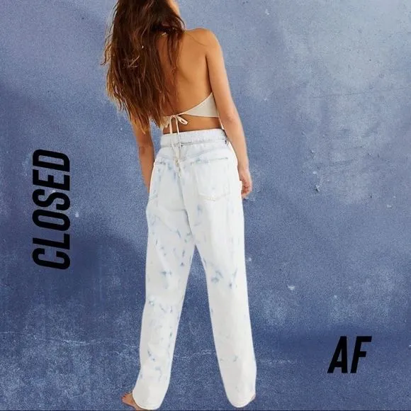 FREE PEOPLE BY CLOSED ANNI HIGH RISE JEANS NEW NWT SIZE 28
          
      NWT