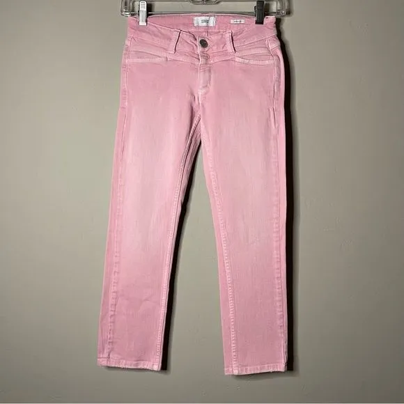 Closed | pink cropped skinny jeans size 24