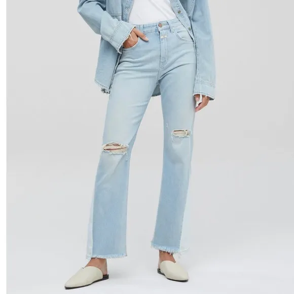 Closed A Better Blue Baylin Jean Size 27 Light Wash