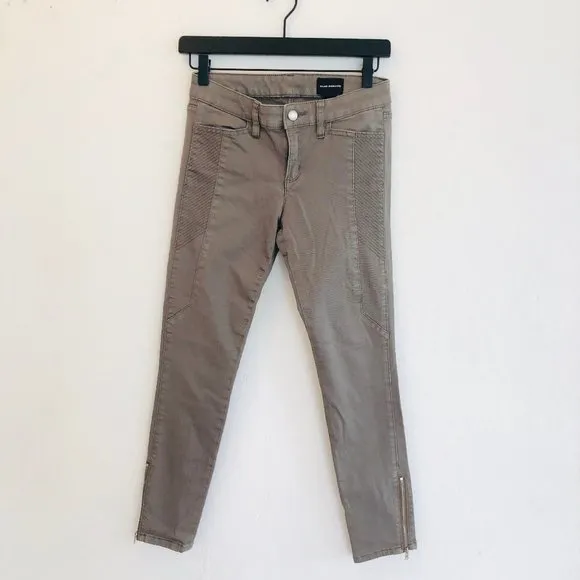 Club Monaco Gray Zipper Jeans