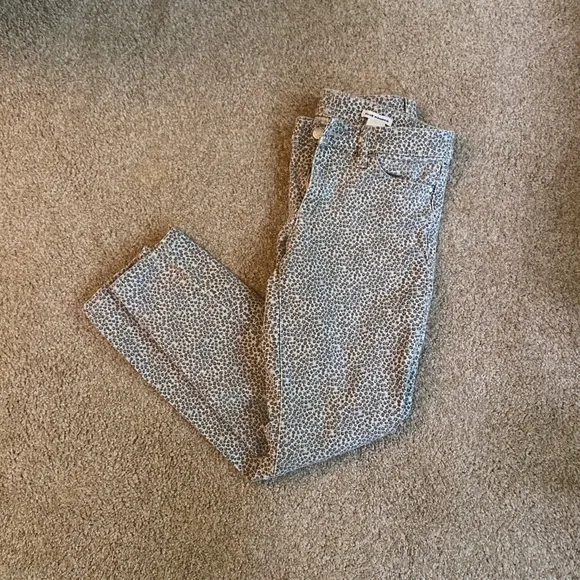 Club Monaco patterned jeans Sz 6