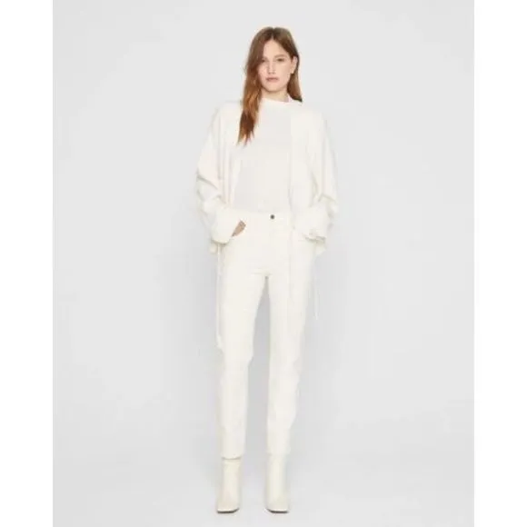 Club Monaco Women's Size 31 White Corduroy The High Rise Skinny Pants Jeans NWT
          
      NWT