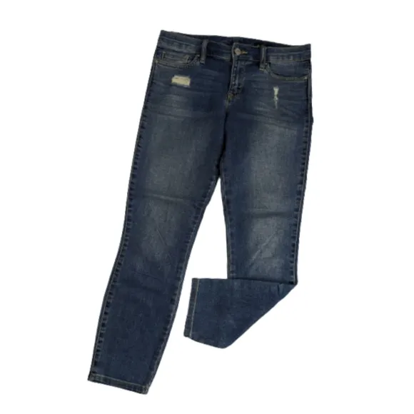 Club Monaco Distressed Cropped Jeans (2)