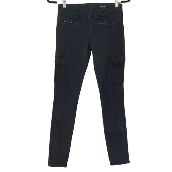 Club Monaco Skinny Moto Cargo Jeans