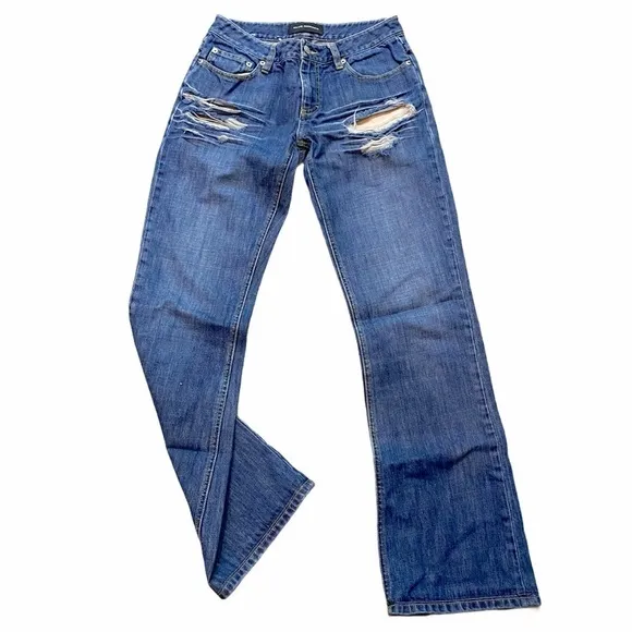 CLUB Monaco distressed jeans size 4 blue