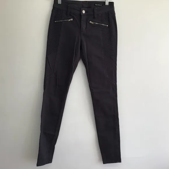 Club Monaco Moto Gray Jeans Sz 00