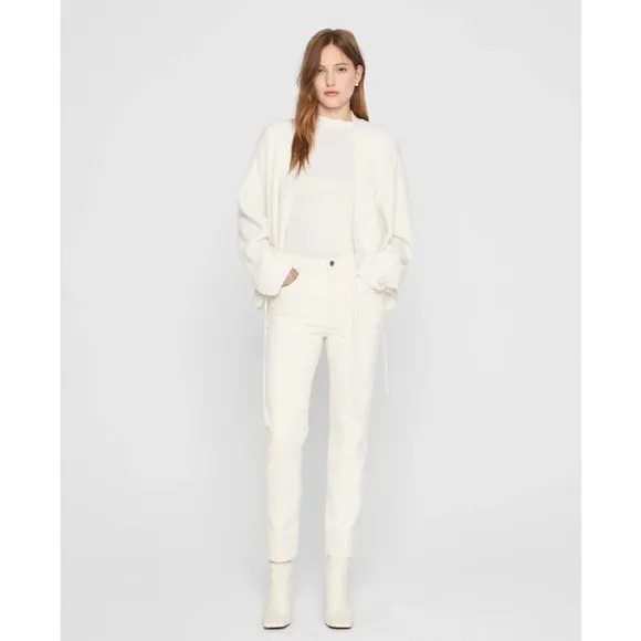 NWT CLUB MONACO The High-Rise Skinny Cord Jeans Egret
          
      NWT