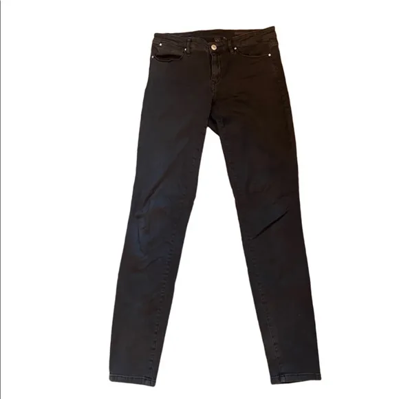 Club Monaco Black Denim Skinny Jeans Size: 28