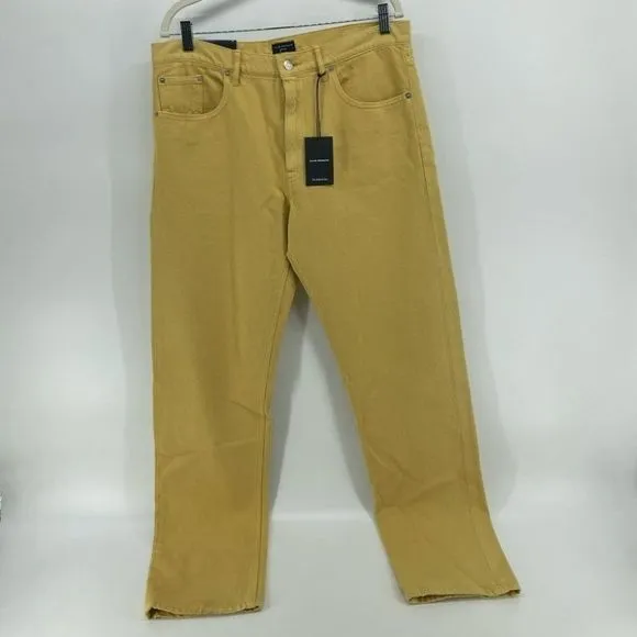 Club Monaco Mustard The Relaxed Slim Straight Leg Jeans
          
      NWT
