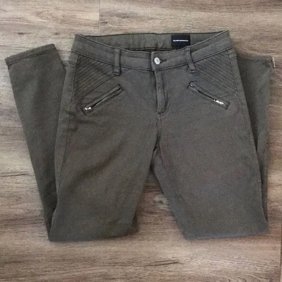 Club Monaco Olive Green Skinny Jeans Sz 4