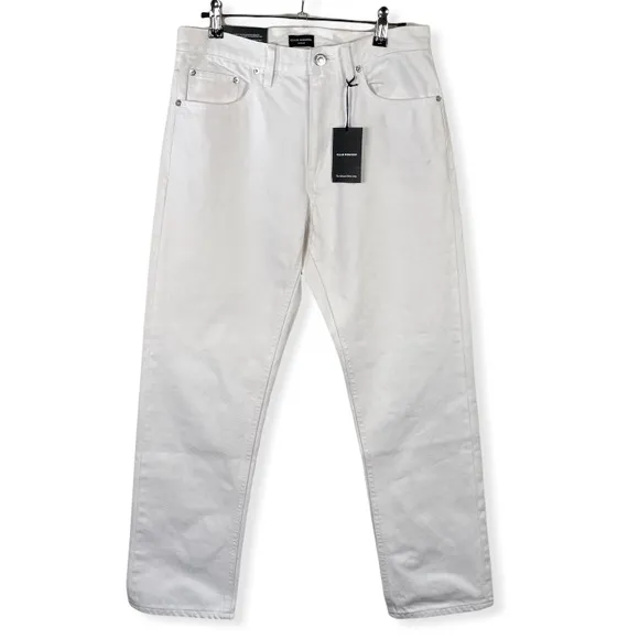Club Monaco The Relaxed Slim Crop Jean In White
          
      NWT