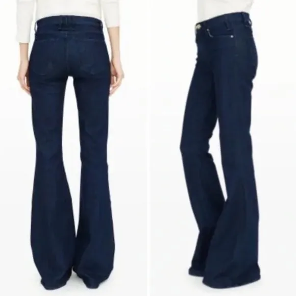 Club Monaco Dark Wash Ella Flare Jeans Size 30