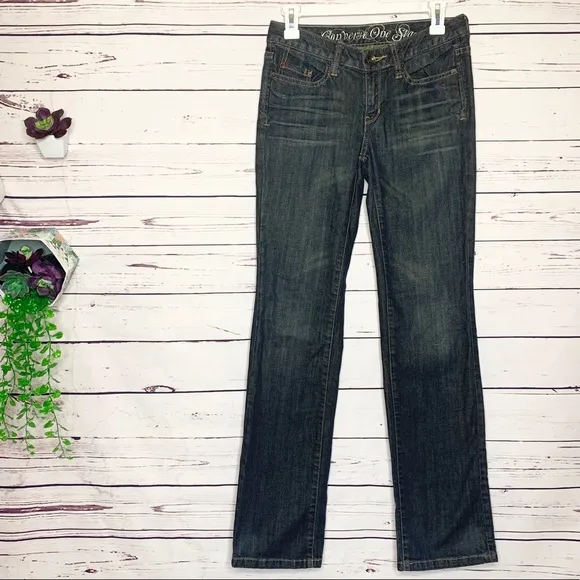 Converse Delaney Straight Leg Dark Wash Jeans 26