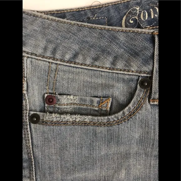 👖CONVERSE Distressed Blue Faded Denim Jeans NWT
          
      NWT