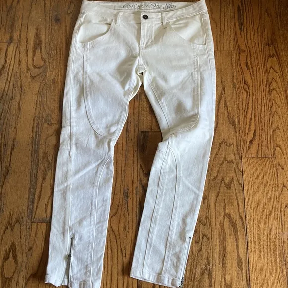 Converse Star White Western Style Denim Jeans Size 8