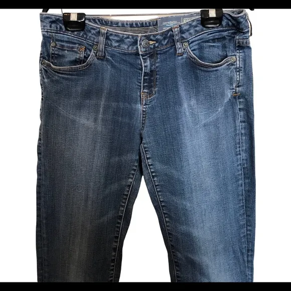 Converse One Star distressed boot cut jeans size 10