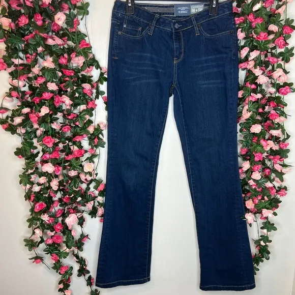 🌹Converse Dark Wash Blue Bootcut Jeans Women’s 6/28 Casual Stretch