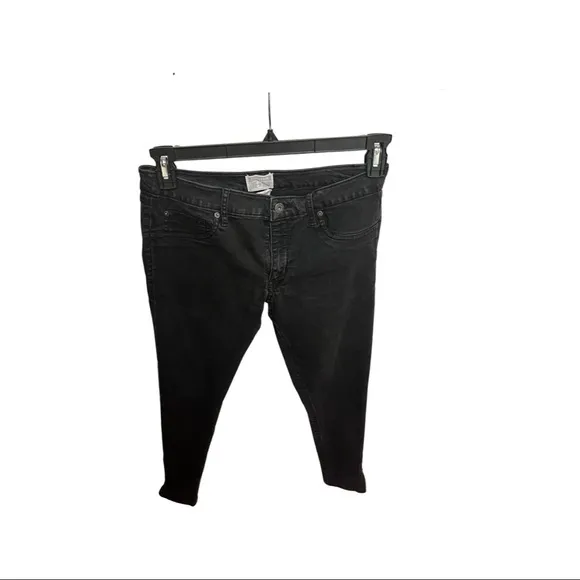 Converse Black Womens Jeans Zipper Ankle Size 8