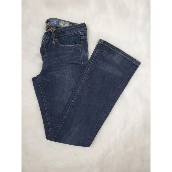CONVERSE slightly flared blue jeans size 4
