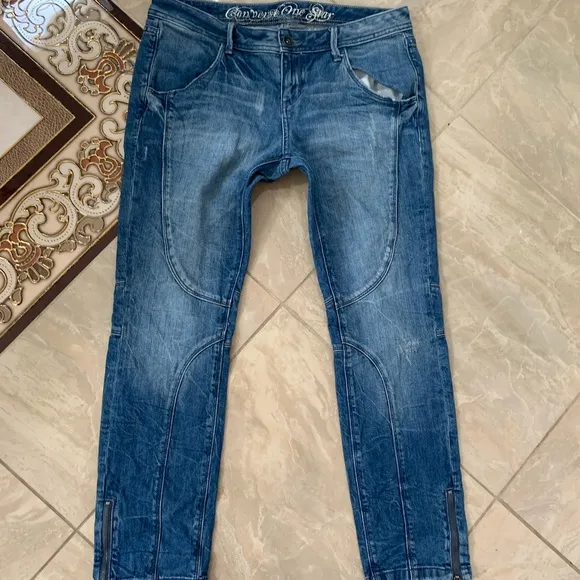 Converse one star ankle jeans size 12