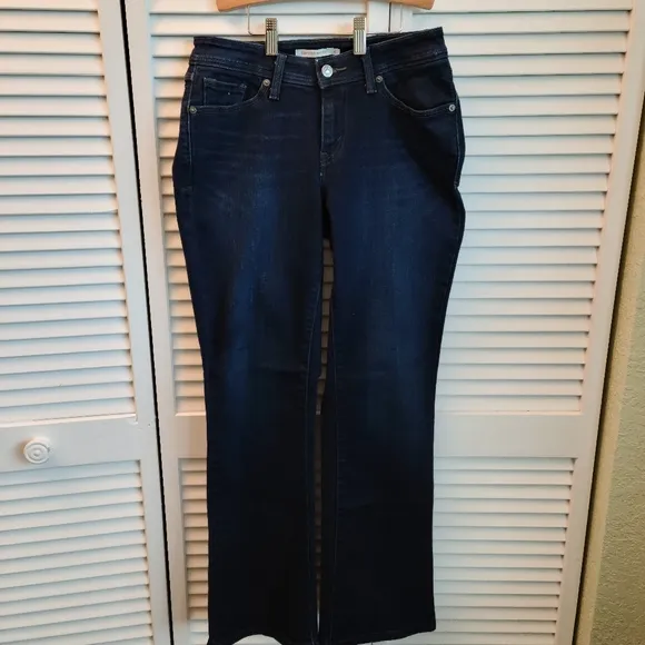 Converse boot cut dark wash jeans size 8 90s style