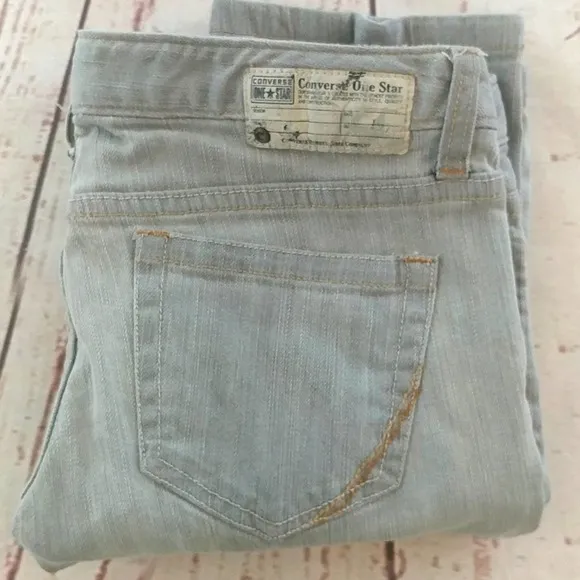 Converse One Star Jeans Gray Size 4
