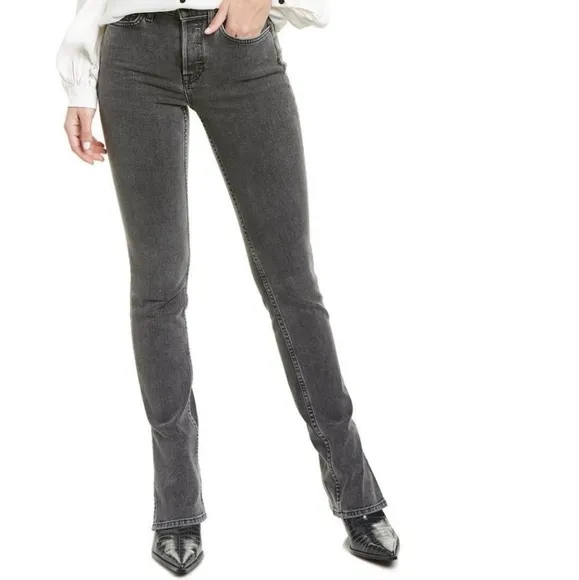 NWT Cotton Citizen High Split Skinny Leg Jean - Light Gray
          
      NWT