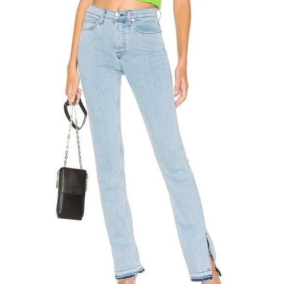 Cotton Citizen High-Waisted Split Hem Jean