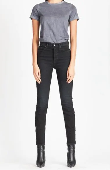 NEW COTTON CITIZEN high rise skinny jean in washed black
          
      NWT
