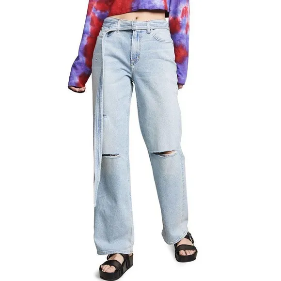 NWT Cotton Citizen Boyfriend Jean Sunset Wash Distressed Loose Baggy 29
          
      NWT