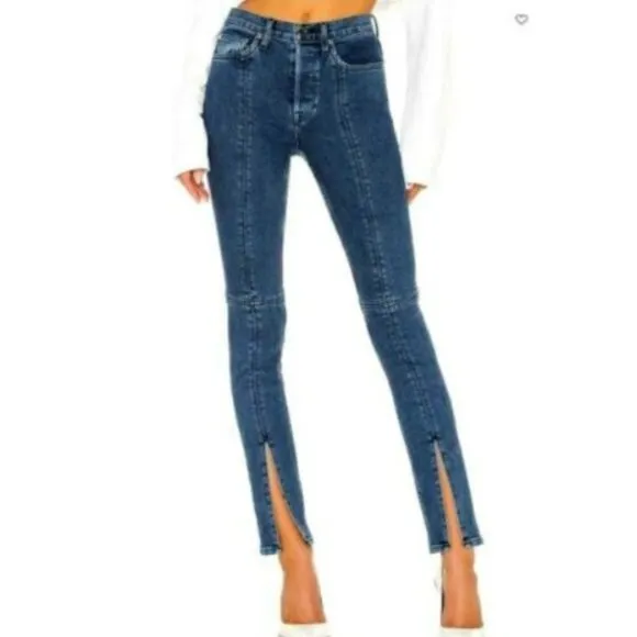 Cotton Citizen Jeans Vickie Fountain Skinny Stretch Size 23