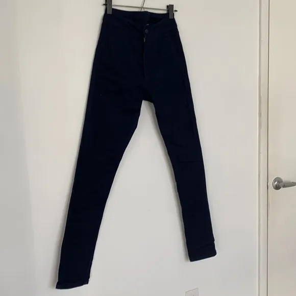 Courtshop Dark Blue Skinny Stretch Denim Pant