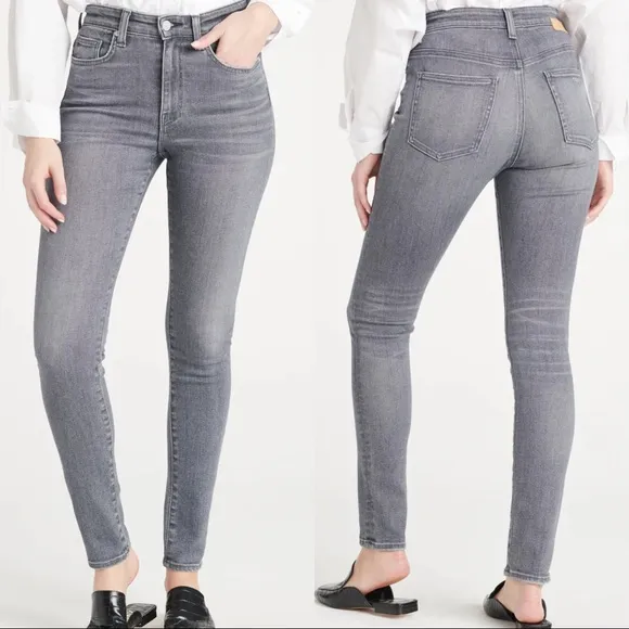 CQY Palme Heavenly High Rise Skinny Jeans Grey Denim