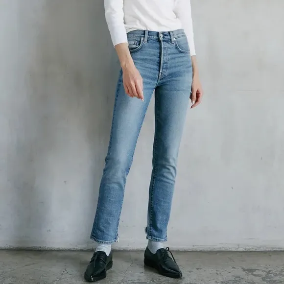 CQY denim. High rise.