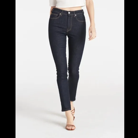 CQY High Rise Skinny PALME CLARITY Dark Indigo Jeans