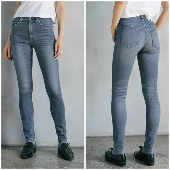 CQY Palme Heavenly High-Rise Skinny Gray Size 24
          
      NWT