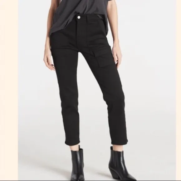 CQY Black Bushwick Cargo Jeans 24