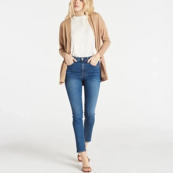 CQY Palme Sentiment High Rise Denim Skinny Jeans
