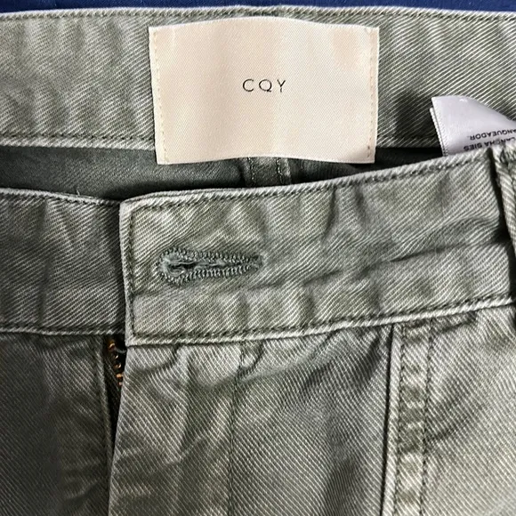 Brand CQY , Size 25  , Made in USA , Color Green