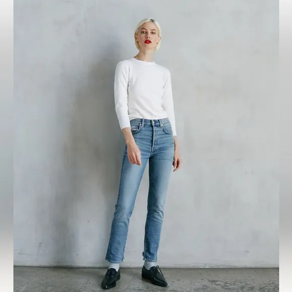 • CQY • Women’s ICON Vintage Slim Jeans / BEST Seller Vice Blue 27