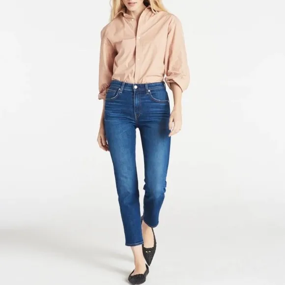 CQY Mid Rise Jeans Size 25 Skinny Straight Leg Womens