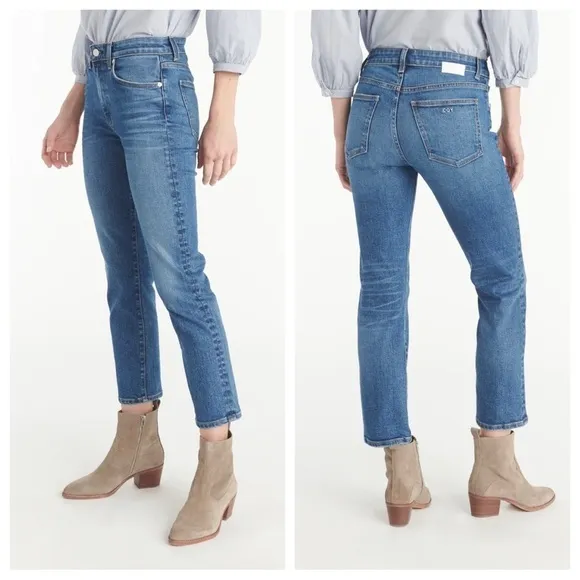 CQY denim | friend los angeles high rise straight jeans NWT
          
      NWT