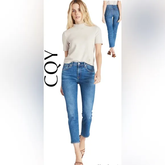 CQY FRIEND - MOMENT Mid-Rise Straight Jeans / MADE IN LOS ANGELES, 25