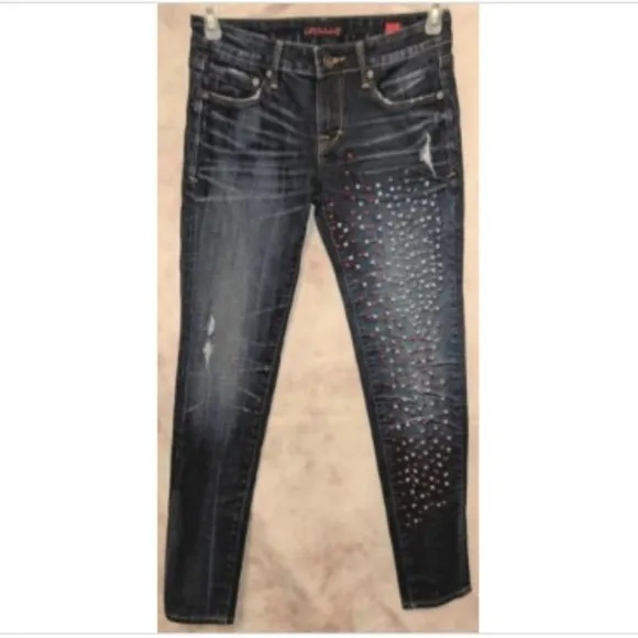 Cult Of Individuality Zen Slim Curvy Distressed