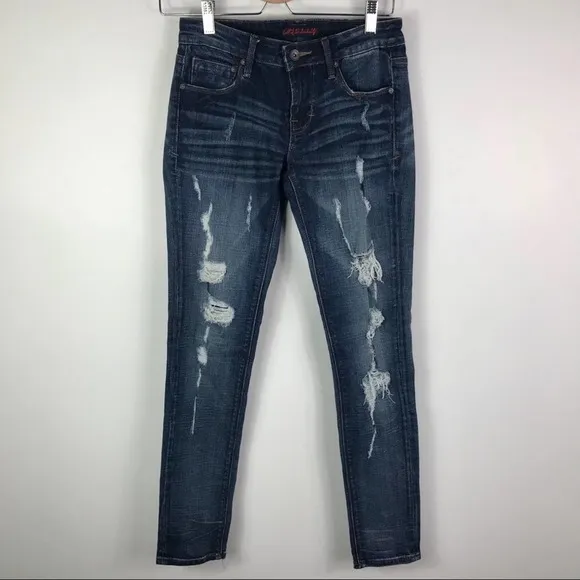 Cult of Individuality Teaser skinny distressed Style 732-176BB women's 26