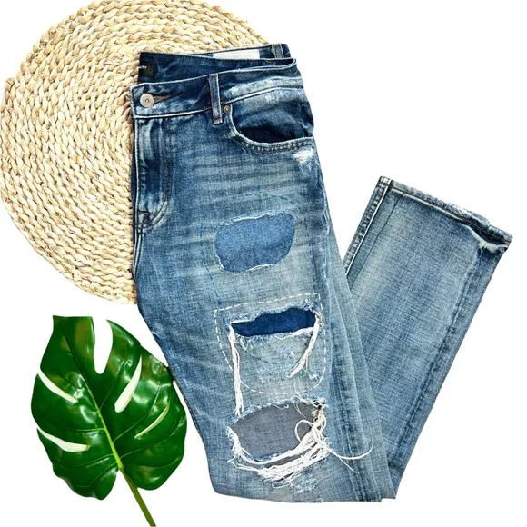 Cult of Individuality Distress Grunge Alter Ego High Rise Boyfriend Jean Size 26