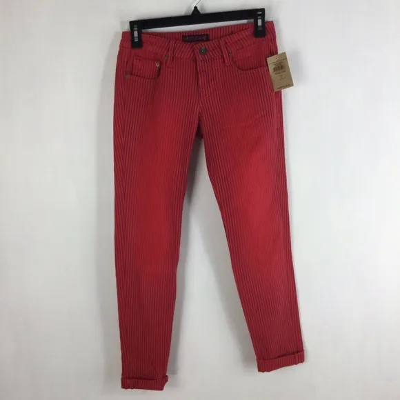 Cult of Individuality Teaser Crop Jeans Red Stripe
          
      NWT
